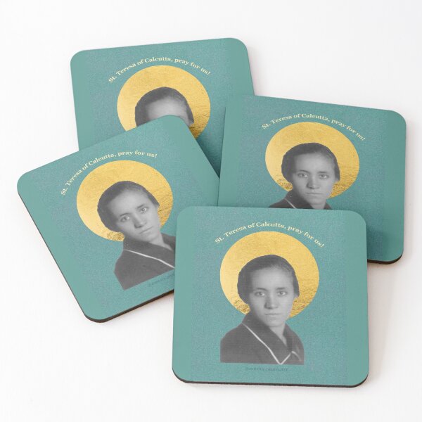 Item preview, Saint Mother Teresa of Calcutta Holy Card Design designed and sold by emma-pano.