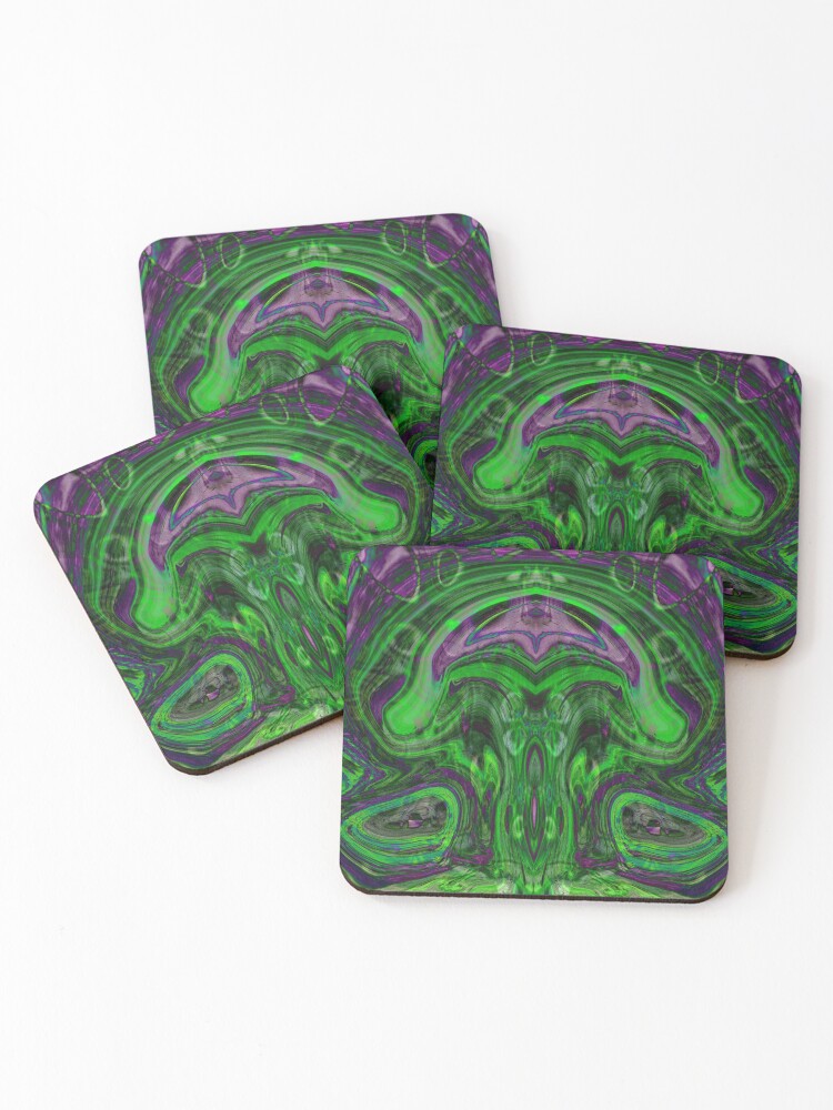 Thumbnail 1 of 5, Coasters (Set of 4), mushroom designed and sold by ReflectionofYou.