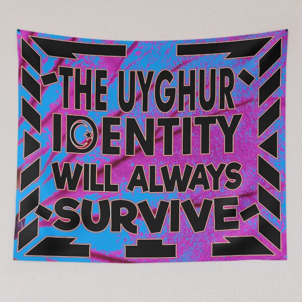 Item preview, THE UYGHUR INDENTITY WILL ALWAYS SURVIVE - STOP THE UYGHUR GENOCIDE. designed and sold by Ralek.