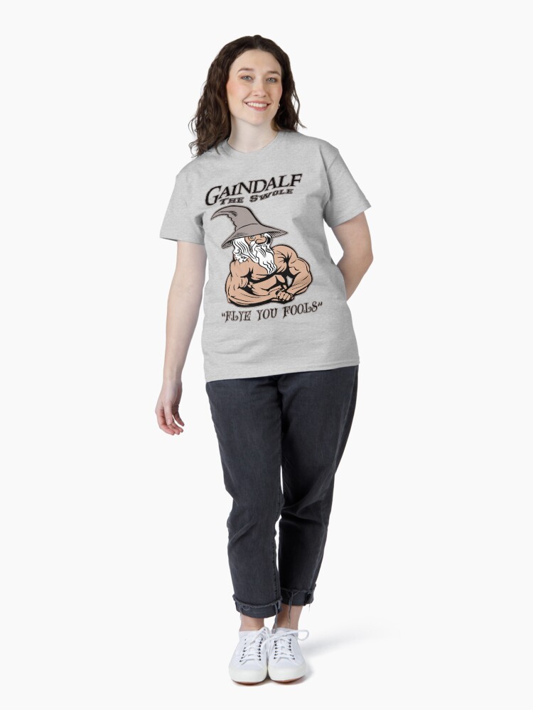 Thumbnail 4 of 7, Classic T-Shirt, Gaindalf The Swole designed and sold by kaytee137.