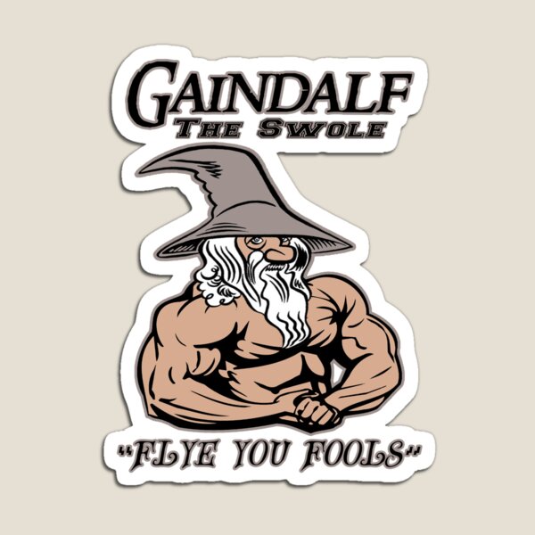 Aperçu de l'œuvre Gaindalf le Swole créée et vendue par Alpha Nerdy.