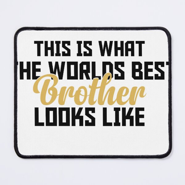 Item preview, This is what the worlds best little brother looks like-funny brother gift-wright brothers day designed and sold by Ammar-the-goat.