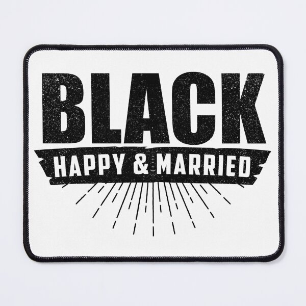 Item preview,  black Happy And Married designed and sold by YerrouDesing.