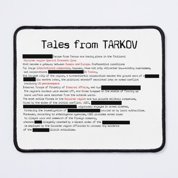 Item preview, Classified Tales from Tarkov  document  designed and sold by John Carlo Designs.