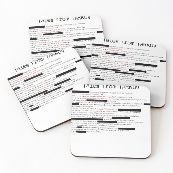Item preview, Classified Tales from Tarkov  document  designed and sold by John Carlo Designs.