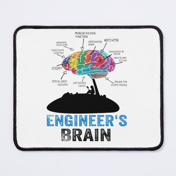 Item preview,  Engineer's Brain Funny Anatomy designed and sold by boyastore.