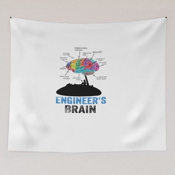 Item preview,  Engineer's Brain Funny Anatomy designed and sold by boyastore.