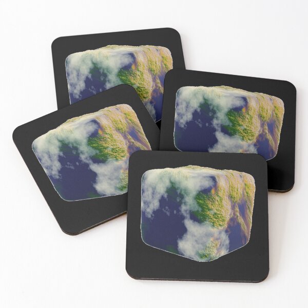 Item preview, SQUARE FLAT EARTH THEORY designed and sold by MrCreativeArts.