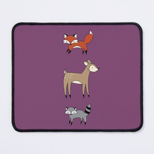 Item preview, Woodland Critters (purple) designed and sold by Hali Vanderburg.