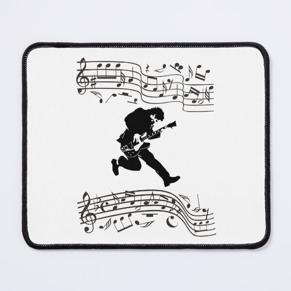 Item preview, Electric Guitar And Music Notes designed and sold by MottoDigging.