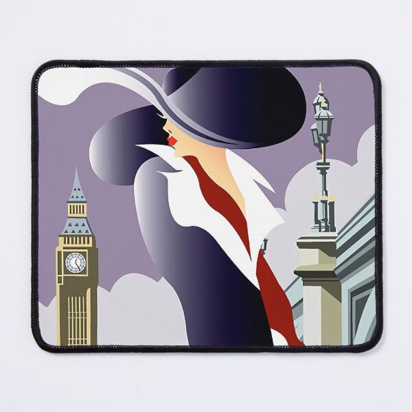 Item preview, WOMAN IN HAT LONDON designed and sold by anthonygiga.