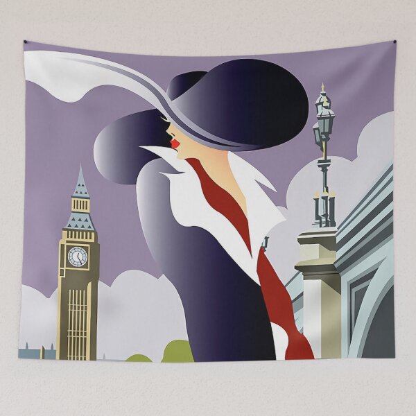 Item preview, WOMAN IN HAT LONDON designed and sold by anthonygiga.
