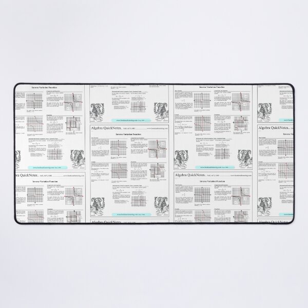 Item preview, Algebra Inverse Variation Explained: The AlgebraMatrix at Redbubble designed and sold by Mark Stansberry.