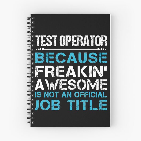 Item preview, Test Operator T Shirt - Freaking Awesome Job Gift Item Tee designed and sold by oetate4774.