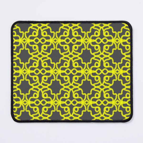 Item preview, Yellow Needlework on Gray designed and sold by NuciferaDesigns.