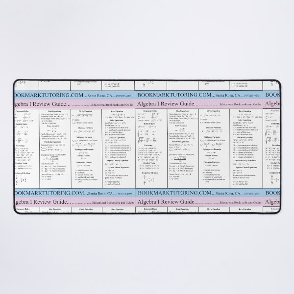 Item preview, Algebra One Review: The AlgebraMatrix at Redbubble designed and sold by Mark Stansberry.