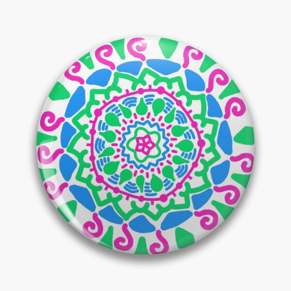 Item preview, Polysexual Mandala Button designed and sold by MechanizedPlant.