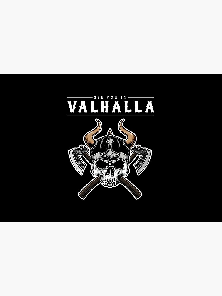 Disover See You In Valhalla Vikings Nordic Bath Mat