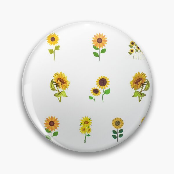 Item preview, Cute Sunflower Plants. Mixed Yellow Sunflowers designed and sold by silviaol.