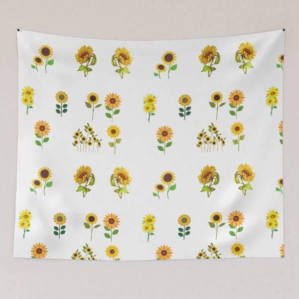 Item preview, Cute Sunflower Plants. Mixed Yellow Sunflowers designed and sold by silviaol.