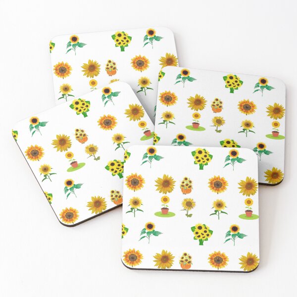 Item preview, Sunflowers Collage. Cute Mixed Yellow Sunflowers designed and sold by silviaol.