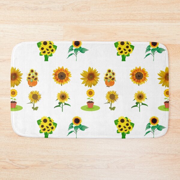 Item preview, Sunflowers Collage. Cute Mixed Yellow Sunflowers designed and sold by silviaol.