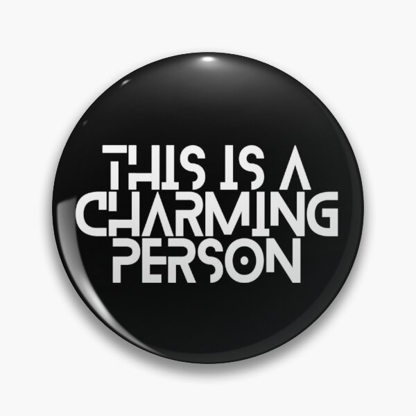 Item preview, This Is A Charming Person Lovely Motivation Inspiration Cute Good Personality Typographic Slogans Lines Man’s & Woman’s  designed and sold by Wanneer T-shirts Praten.