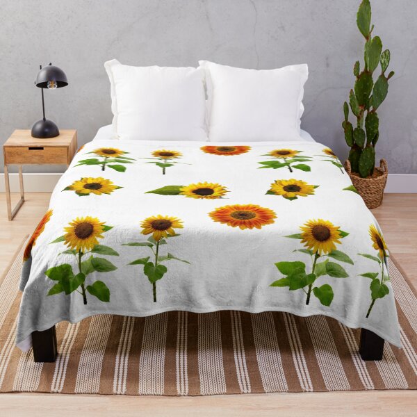 Item preview, Vibrant Yellow and Orange Sunflowers designed and sold by silviaol.