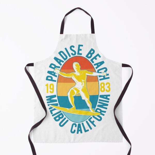 Item preview, paradise beach malibu california t-shirt, Malibu CA Vintage 70s Retro Throwback Design T-Shirt designed and sold by Luckydoe1.