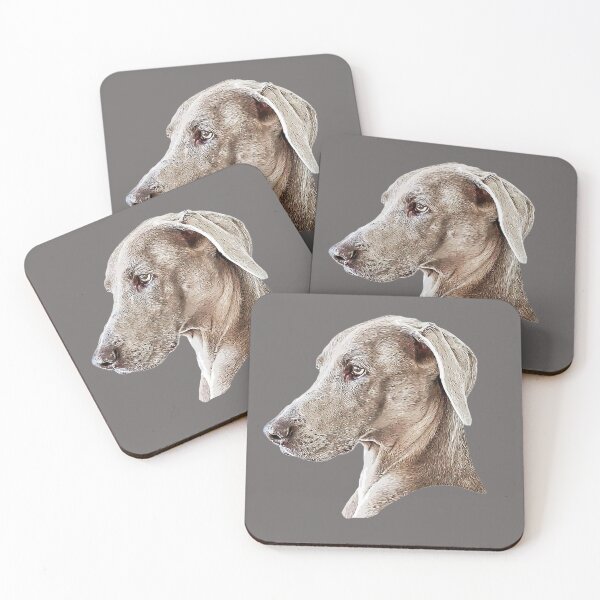 Item preview, Weimaraner Elegant Dog Head Profile designed and sold by Elarex.