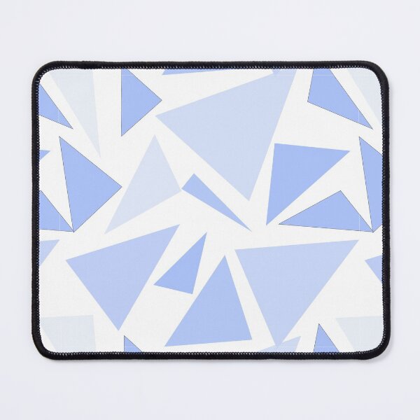 Item preview, Sky blue triangle pattern designed and sold by BlommaPie.