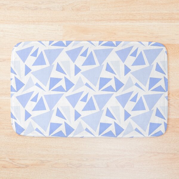Item preview, Sky blue triangle pattern designed and sold by BlommaPie.