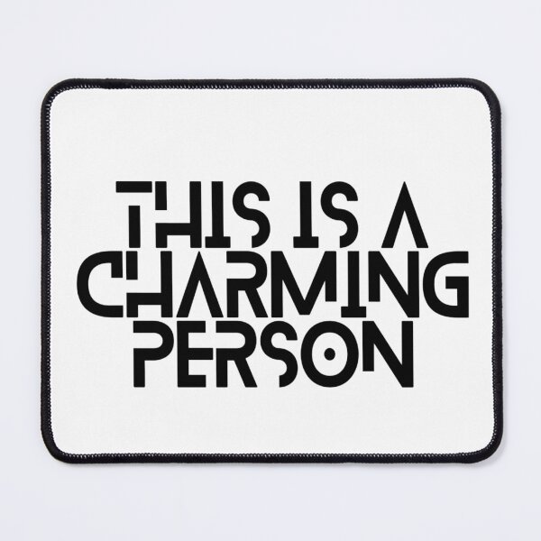Item preview, This Is A Charming Person Lovely Motivation Inspiration Cute Good Personality Typographic Slogans Lines Man’s & Woman’s  designed and sold by Wanneer T-shirts Praten.