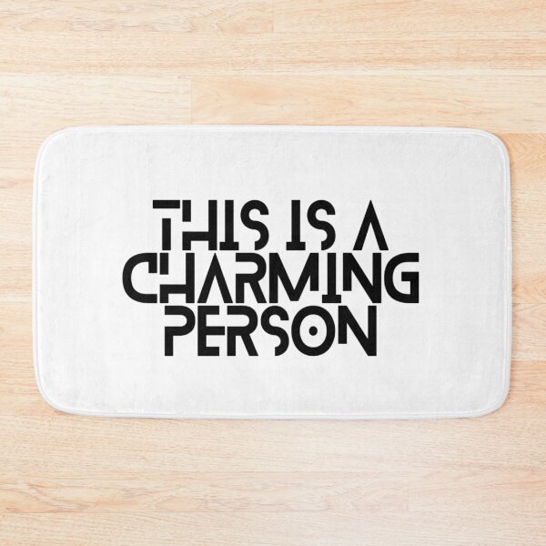 Item preview, This Is A Charming Person Lovely Motivation Inspiration Cute Good Personality Typographic Slogans Lines Man’s & Woman’s  designed and sold by Wanneer T-shirts Praten.