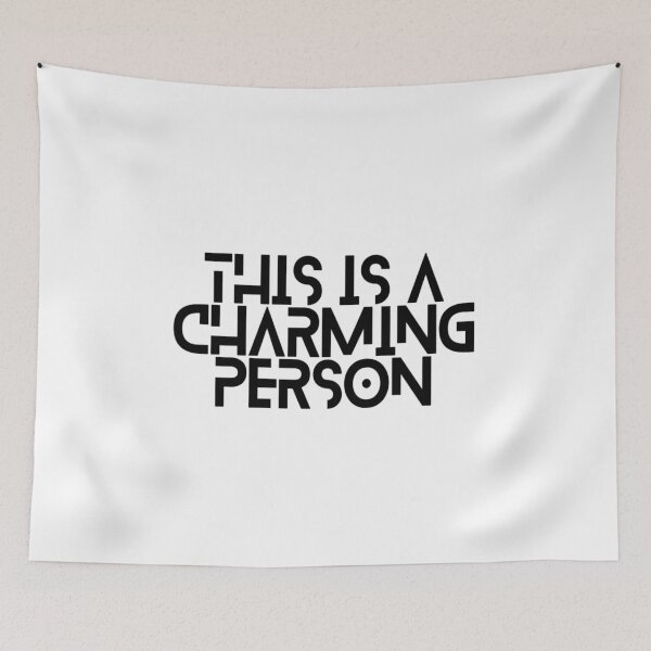 Item preview, This Is A Charming Person Lovely Motivation Inspiration Cute Good Personality Typographic Slogans Lines Man’s & Woman’s  designed and sold by Wanneer T-shirts Praten.