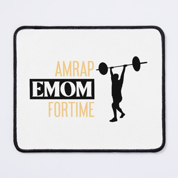 Item preview, Fitness Workouts AMRAP EMOM For Time Design designed and sold by mkzmerch.