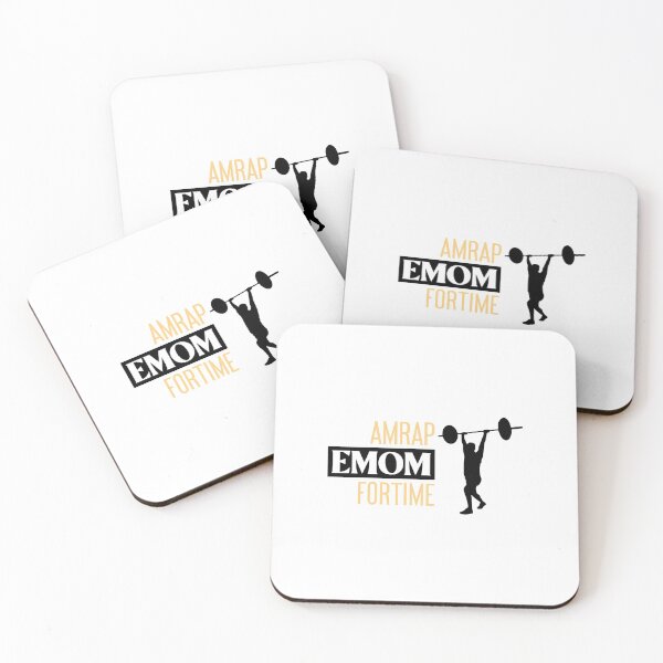 Item preview, Fitness Workouts AMRAP EMOM For Time Design designed and sold by mkzmerch.