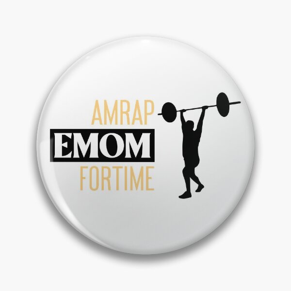 Item preview, Fitness Workouts AMRAP EMOM For Time Design designed and sold by mkzmerch.