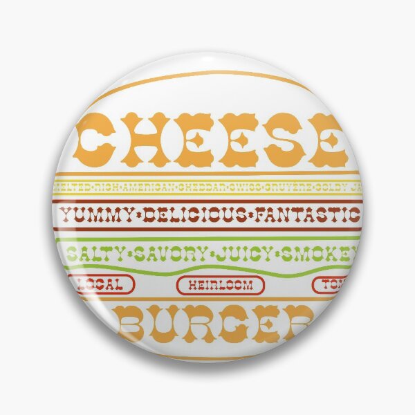 Item preview, Cheeseburger Typography  designed and sold by BullishGraphics.