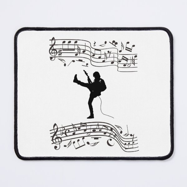 Item preview, Guitar Player And Music Notes designed and sold by MottoDigging.