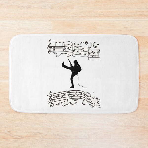 Item preview, Guitar Player And Music Notes designed and sold by MottoDigging.