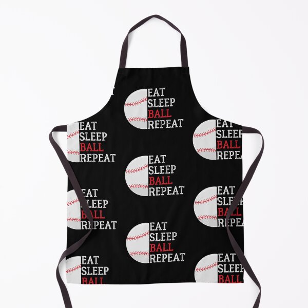 Item preview, Eat Sleep Ball Repeat, Eat Sleep Baseball Repeat, Baseball Player Print designed and sold by Auntieck.