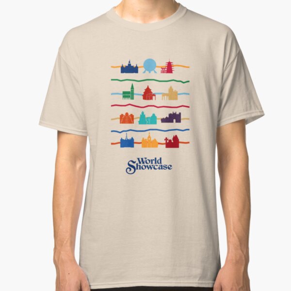 Pabellones World Showcase Camiseta clásica