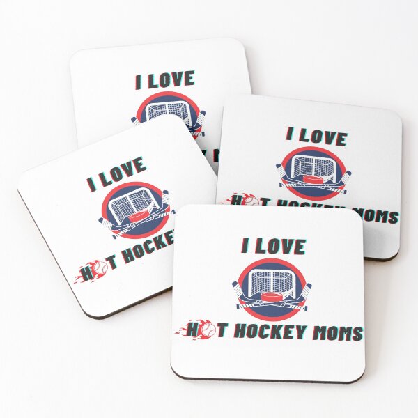 Item preview,  I Love Hot Hockey Moms for hockey fans  designed and sold by Alexa5454.