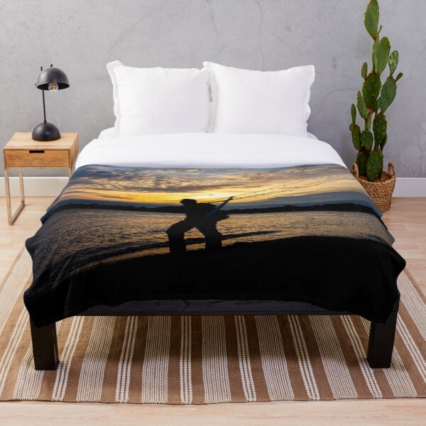 Item preview, Surf Fisherman at Sundown designed and sold by ShootFirstNYC.