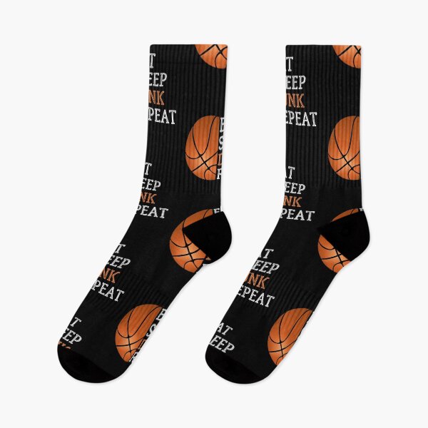 Item preview, Eat Sleep Dunk Repeat, Eat Sleep Basketball Repeat, Basketball player Print designed and sold by Auntieck.