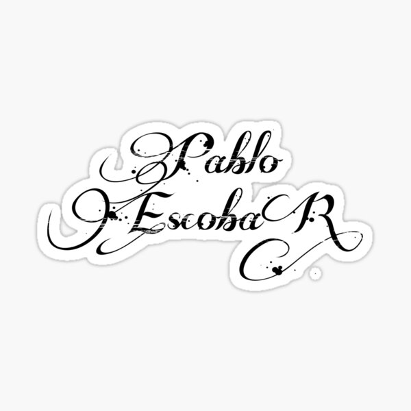 Stickers Sur Le Theme Pablo Escobar Redbubble