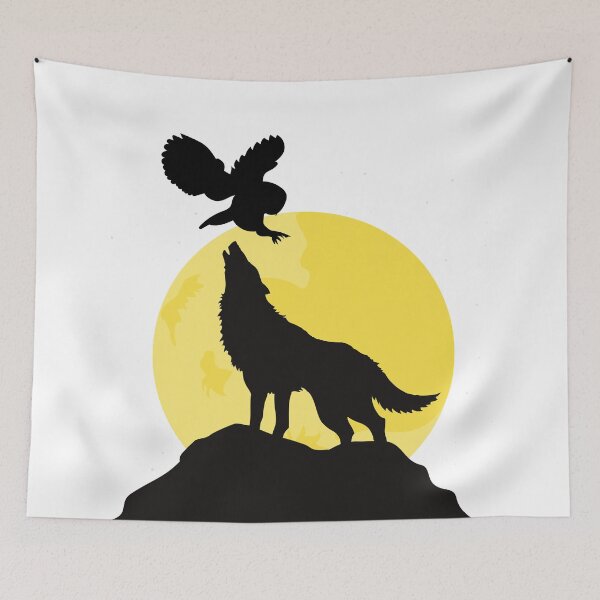 Item preview, Wolf and owl designed and sold by Seoul26.