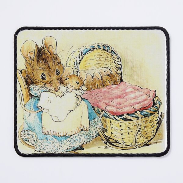 Item preview, Beatrix Potter Mommy and Baby Mouse The Tale of Two Bad Mice Illustration designed and sold by Pinkmagenta.