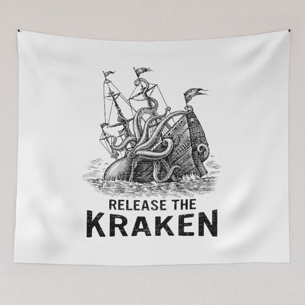 Item preview, Release the Kraken Great Octopus Monster designed and sold by Hodge6868.